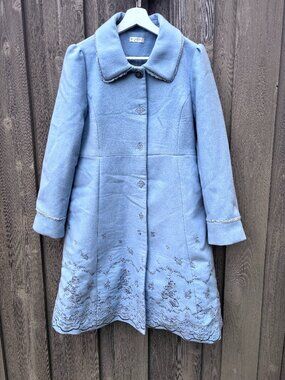 Beautiful Womens light blue Axes coat